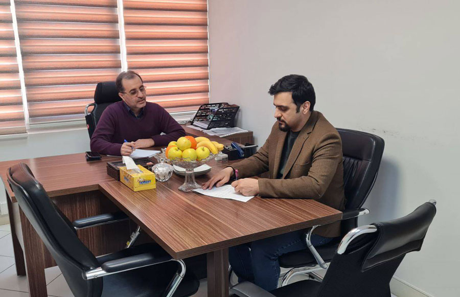 جلسه دکتر تدین و دکتر دماوندی